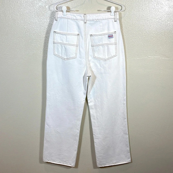 Rolla's Heidi Trade 80s White size 28/ 6 - Picture 2 of 12